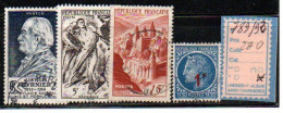 FRANCE OBLITÉRÉ - N° 789/92 - Used Stamps