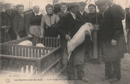 LA CHARTRE SUR LE LOIR . COIN TYPIQUE DU MARCHE AUX PORCS .  TRES BEAU PLAN . - Andere & Zonder Classificatie