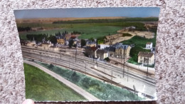 CPSM FONTOY MOSELLE QUARTIER GARE  EN AVION AU DESSUS DE  ED LAPIE 16 - Bahnhöfe Ohne Züge