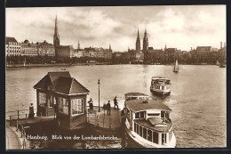 AK Hamburg-Neustadt, Blick Von Der Lombardsbrücke Zur Stadt  - Mitte