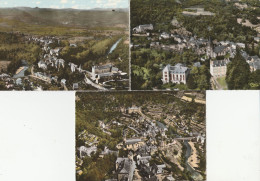 3 CPSM 12 SAINT-LAURENT D'OLT   VUE AERIENNE  ECOLE BOURG EGLISE - Andere & Zonder Classificatie