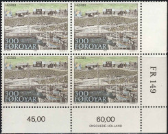 Feroe Poste N** Yv:149 Mi:155 Hestur Coin D.feuille X4 - Faroe Islands