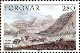 Feroe Poste N** Yv:107 Mi:113 Tableau Edward Dayes - Faroe Islands