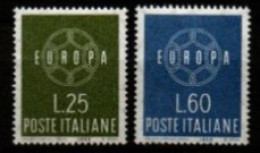 ITALIE     -    1959  -    EUROPA   .  Y&T N° 804 / 805 ** - 1959