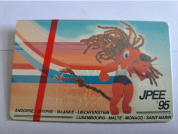 LUXEMBOURG CHIPCARD 50 UNITS TS 02-02-95/ JPEE 95   MINT IN WRAPPER      ** 16720** - Luxemburgo