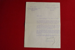 1932 Signed Letter Mountaineer Pierre Dalloz Alpinist To C.E. Engel Mountaineering Historian Alpinism Escalade - Sportivo