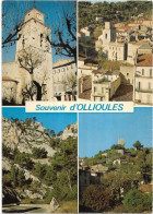 D 83. OLLIOULES. SOUVENIR.CARTE ECRITE - Ollioules