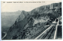 CPA 9 X 14  Isère Ligne De LA MURE  La Voie Et Les Abîmes Du Drac - La Mure