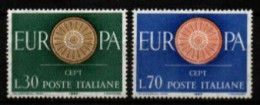 ITALIE     -    1960  -    EUROPA   .  Y&T N° 822 à 823 ** - 1960