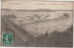 SAINT MALO  LES REMPARTS ET LE MOLE - Saint Malo