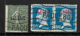 FRANCE Algérie Ca. 1924-25: B Obl. "PAQUEBOT" Sur TP Divers - Gebraucht