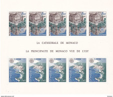 MONACO 1978 EUROPA, Cathédrale De Monaco, Principauté Yvert BF 14, Michel Bl 12 NEUF** MNH Cote Yv 45 Euros - Blocks & Kleinbögen