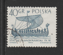 POLOGNE 1963 Drakkar YT1245 Obl. - Used Stamps