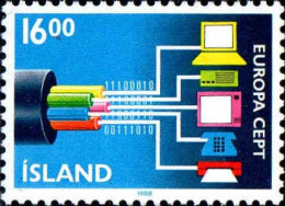 Islande Poste N** Yv:635/636 Europa Cept Transport & Communication - Neufs