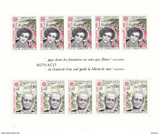 MONACO 1980 EUROPA, Colette, Marcel Pagnol Yvert BF 18, Michel Bl 16 NEUF** MNH Cote Yv 15 Euros - Blocks & Sheetlets
