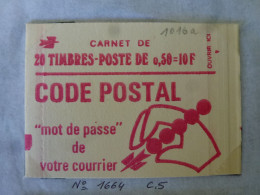 Carnet Fermé 1664 C5 1016 A - Modernes : 1959-...