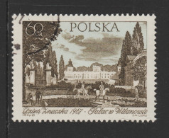 POLOGNE 1967 Palais De Wilanow YT1645 Obl. - Used Stamps