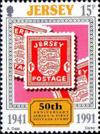 Jersey Poste N** Yv:538/542 Anniversaires - Jersey