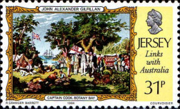 Jersey Poste N** Yv:333 Mi:339 John Alexander Gilfillan Captain Cook Botany Bay - Jersey