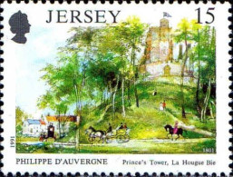 Jersey Poste N** Yv:527/532 Philippe D'Auvergne - Jersey