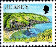 Jersey Poste N** Yv:495/501 Vues De Jersey - Jersey