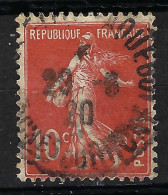 FRANCE Colonies Ca. 1920: B Obl. "Marseille-PAQUEBOT" Sur Y&T 138 - Autres & Non Classés