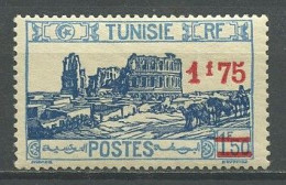 TUNISIE 1937 N° 184 * Neuf MH Charnière TTB C 7.50 € Amphithéâtre D'E1 Djem - Unused Stamps