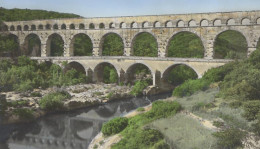 30346 01 04#2 - PONT DU GARD (affranchie Avec Un Timbre Français Et Un Timbre Algérien) - Remoulins