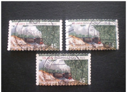 GERMANY 2012 The 125th Anniversary Of The Narrow Gauge Railways In Harz ERROR PERF MOVED - Used Stamps