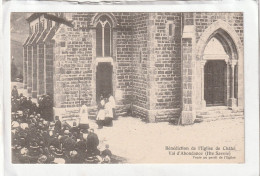 CPA :  14 X 9  -  Bénédiction De L'Eglise De Châtel. - Val   D'Abondance - Châtel