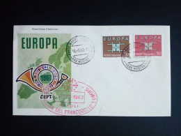 ITALIEN MI-NR. 1149-1150 FDC CEPT 1963 STEMPEL NEAPEL - 1963