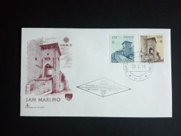 SAN MARINO MI-NR. 1156-1157 FDC EUROPA 1978 BAUDENKMÄLER - 1978