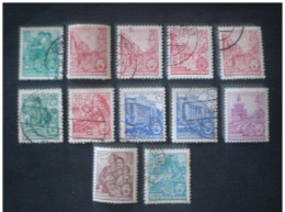 GERMANY 1953 The Five-Year Plan - Offset + OVERPRINT 4 SCANNERS - Used Stamps