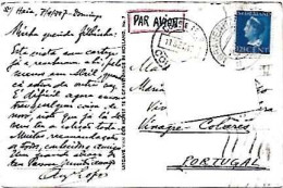 Netherlands & Marcofilia, Gravenhage, Vredespaleis, Haia A Colares Portugal 1947 (57170) - Covers & Documents