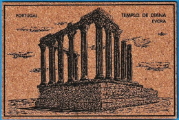 Évora - Templo De Diana (José Isidoro)-|- Feito Em Cortiça/ Made In Cork/ Fabriqué En Liège - Evora