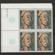 N° 1673  Oeuvres D'Art: Georges Roault: Beau Bloc De 4 Timbres Neuf Impeccabe - Nuovi