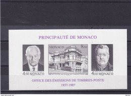 MONACO 1987 OETP Yvert BF 39a ND, Michel Bl 37B NEUF** MNH Cote Yv 50 Euros - Bloques