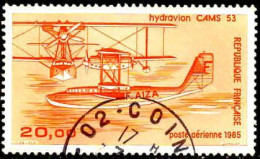 France Avion Obl Yv:58 Mi:2490v Hydravion CAMS 53 F-AIZA (TB Cachet Rond) - 1960-.... Used