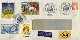 France Avion Cachet Yv:44+) 1979-11-08 Cachet Musée Postal - 1960-.... Covers & Documents