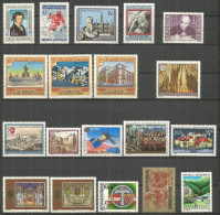 AUSTRIA 1991-2000 GRAN CONJUNTO DE SELLOS ** SERIES COMPLETAS EN COLECCION SIN FIJASELLOS ALTO VALOR DE CATALOGO - Unused Stamps