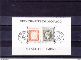 MONACO 1992 MUSEE DU TIMBRE Yvert BF 58, Michel Bl 56 NEUF** MNH Cote Yv 12,50 Euros - Blocks & Kleinbögen