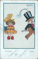 An730 Cartolina Tematica Bambini Children Astuzie  Illustratore Artist Sgrilli - Autres & Non Classés