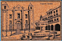 Évora - Praça Do Giraldo -|- Feito Em Cortiça/ Made In Cork/ Fabriqué En Liège - Evora