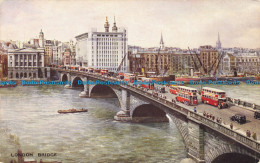 R640936 London Bridge. Valentine. Art Colour - Other & Unclassified