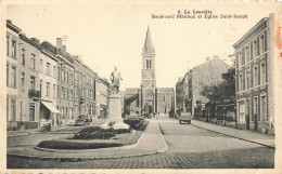 LA LOUVIERE - Boulevard Mairaux Et église Saint Joseph. - La Louviere