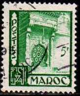 Maroc (Prot.Fr) Poste Obl Yv:282 Mi:301 Fès Fontaine Nedjarine (cachet Rond) - Usati