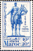 Maroc (Prot.Fr) Poste N** Yv:243 Mi:238 Statue Lyautey Casablanca - Unused Stamps