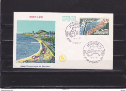 MONACO 1967 ANNEE INTERNATIONALE DU TOURISME FDC Yvert 723 - FDC