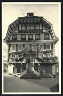 AK Einsiedeln, Hotel De La Vigne, Gasthaus Rebstock  - Einsiedeln