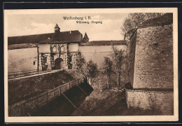 AK Weissenburg I.B., Wülzburg-Eingang  - Weissenburg